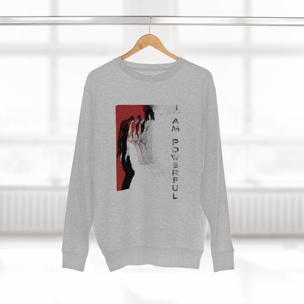 I Am Powerful Graphic Crewneck Sweatshirt