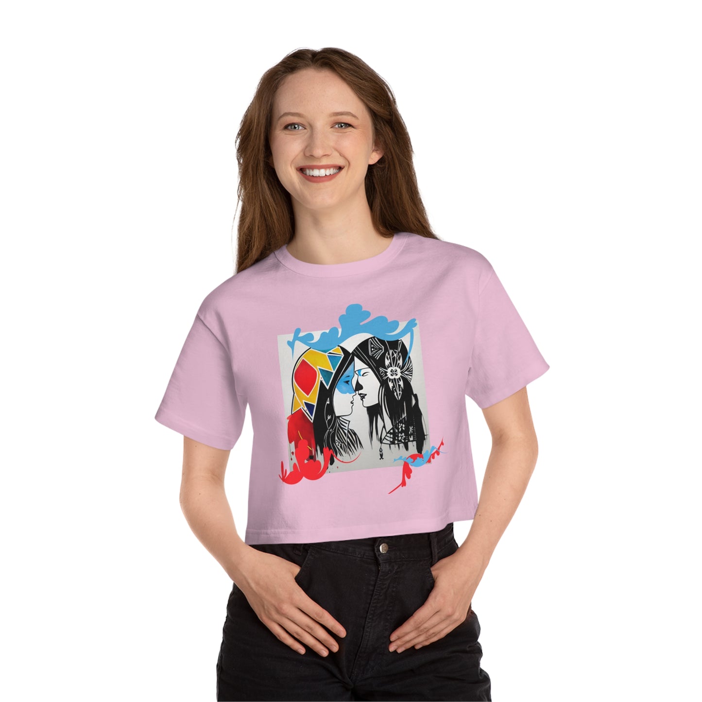 BFF Champion Cropped Graphic T-Shirt