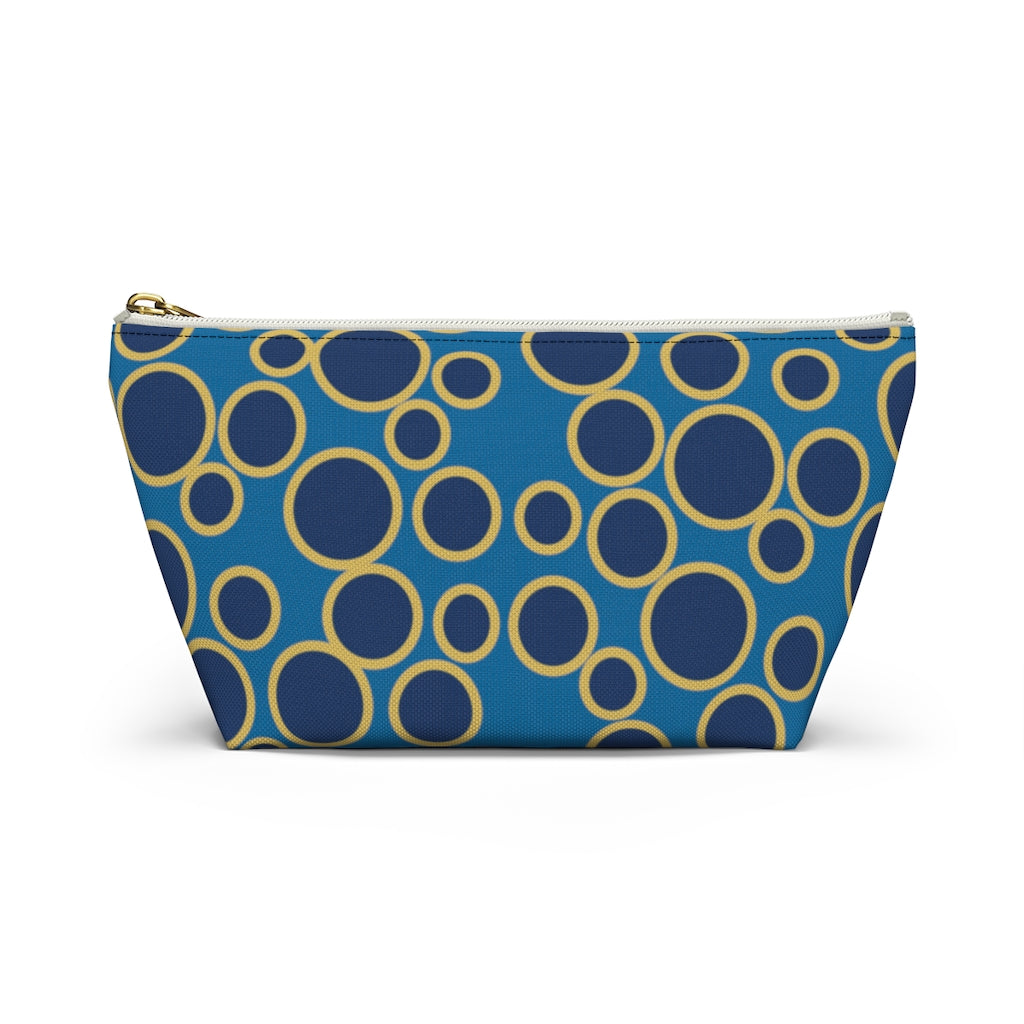 Multi Dot Accessory Pouch w T-bottom