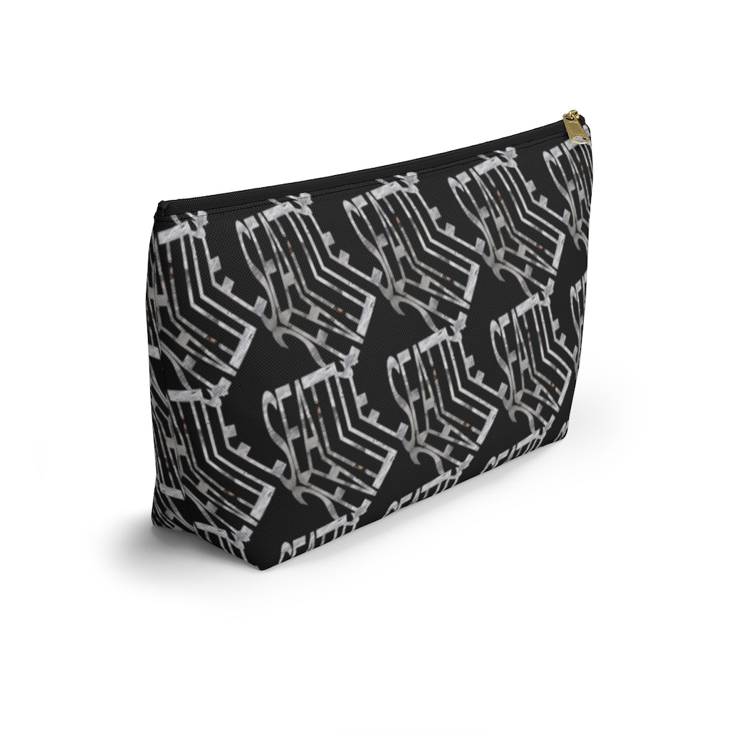 Seattle Graphic Pattern Accessory Pouch w T-bottom