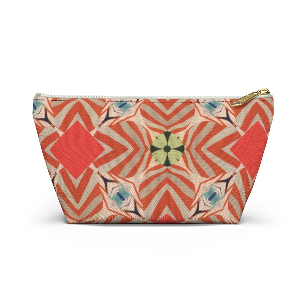 Retro Geo Accessory Pouch w T-bottom