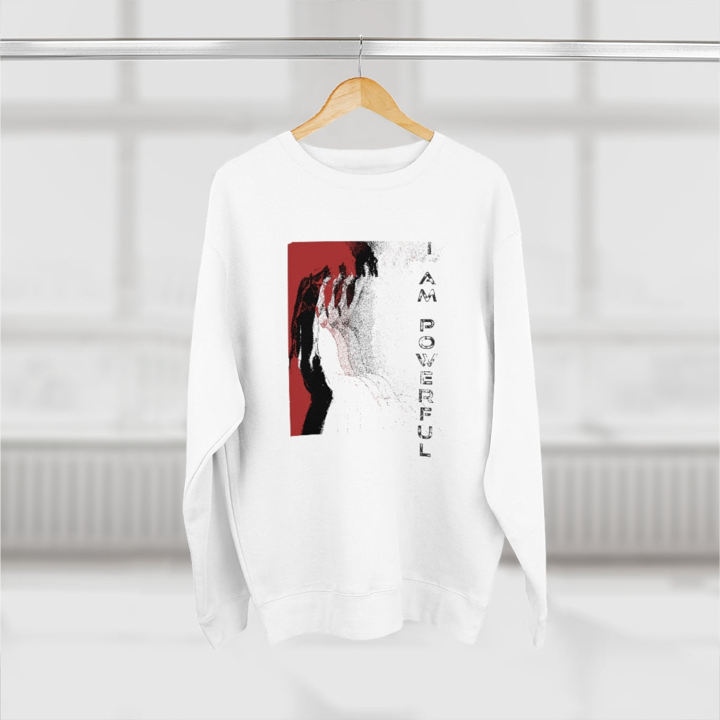 I Am Powerful Graphic Crewneck Sweatshirt