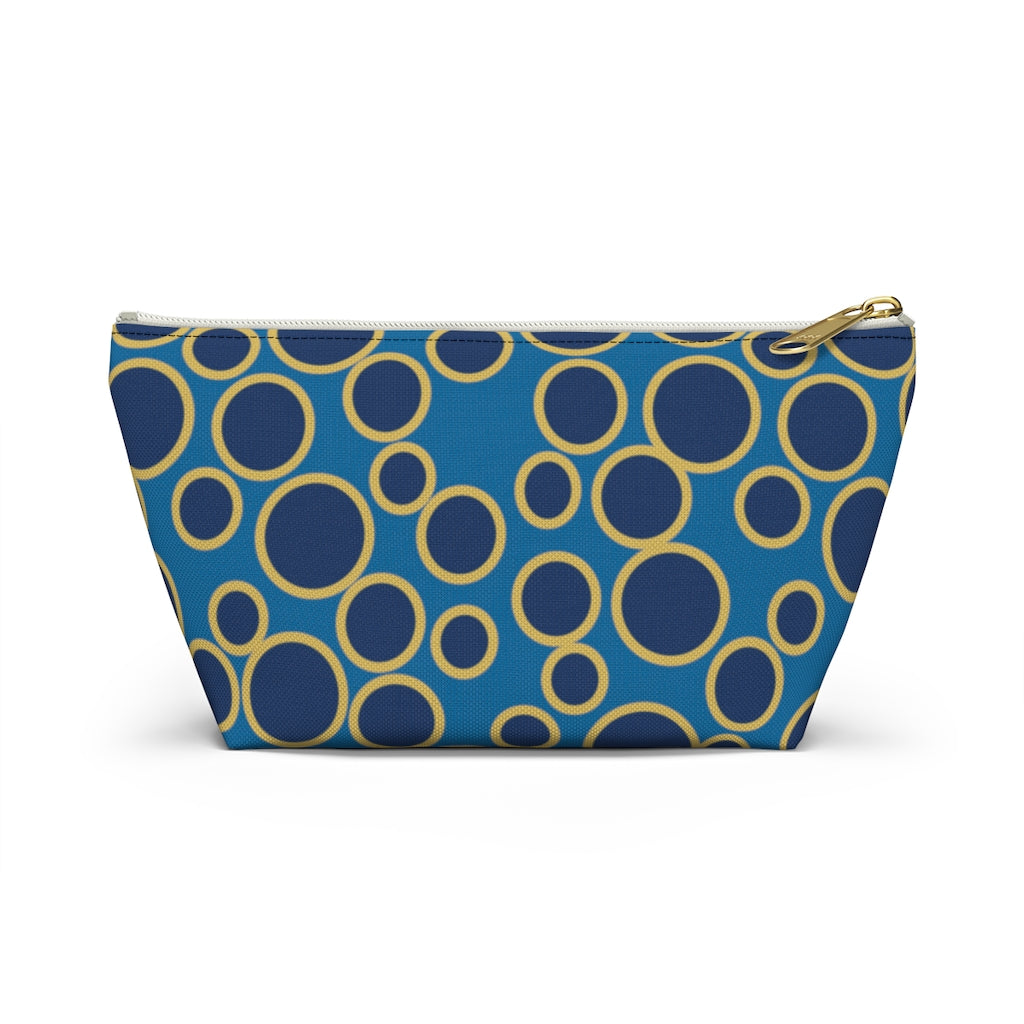 Multi Dot Accessory Pouch w T-bottom