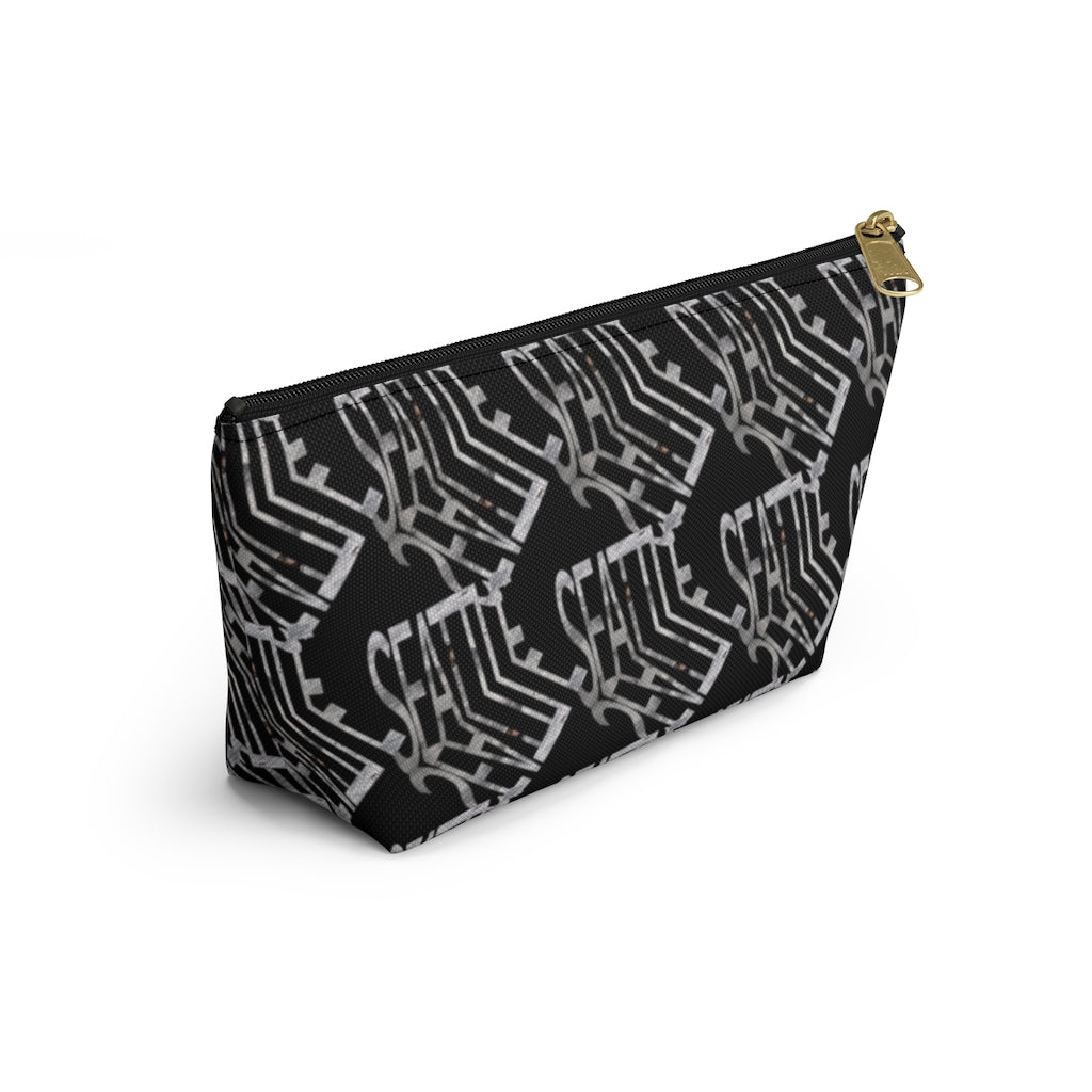 Seattle Graphic Pattern Accessory Pouch w T-bottom