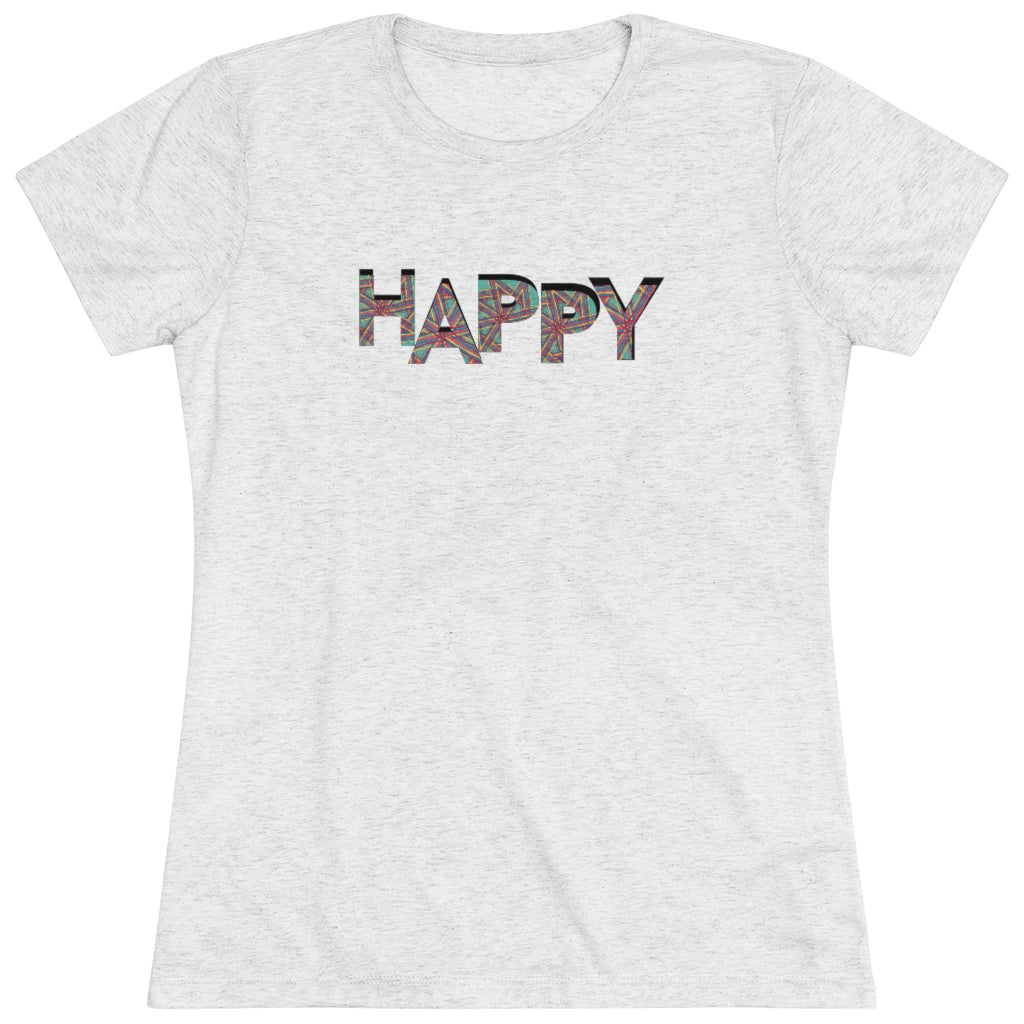 Happy Triblend Graphic Tee