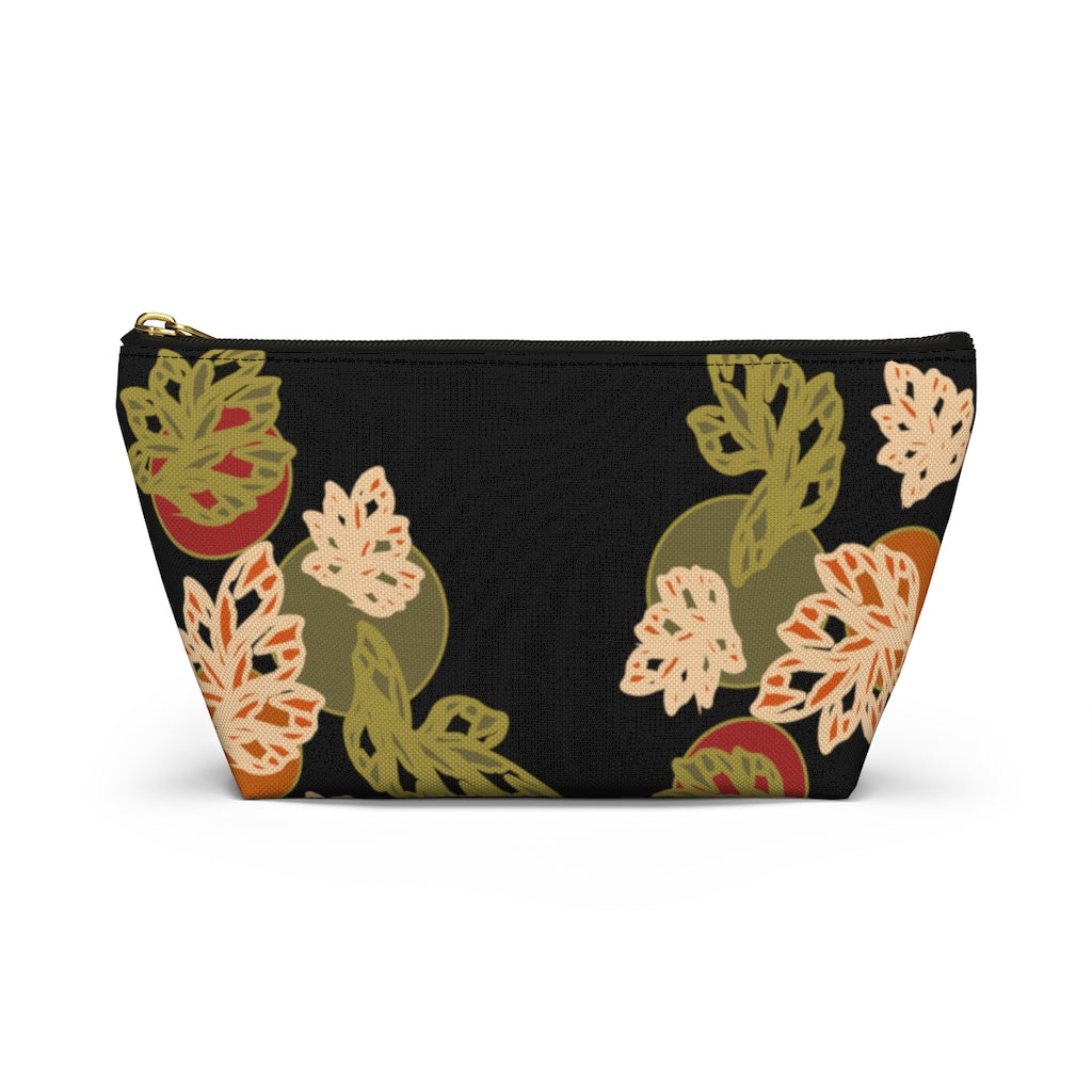 Falling Leaves Accessory Pouch w T-bottom